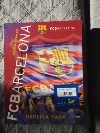 Equipación Barça FCB Leo Messi Talla 8 Colección.