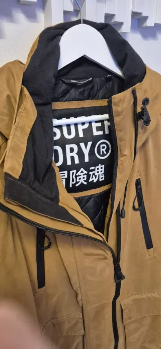 Parka Superdry Hombre Talla XL Marrón