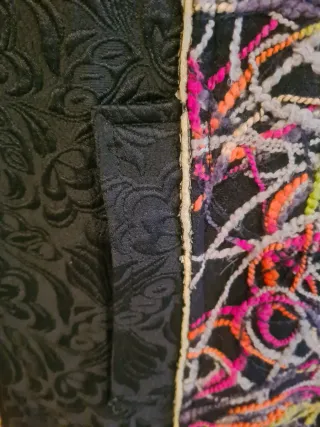 Abrigo estampado multicolor