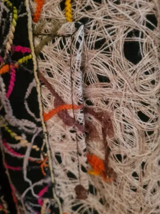 Abrigo estampado multicolor