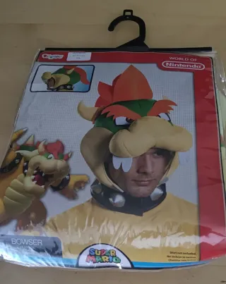 Disfraz Cabeza Bowser Super Mario Nintendo