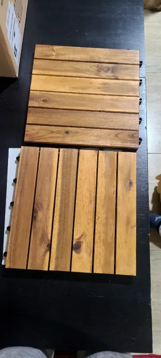 Baldosas de madera para exterior