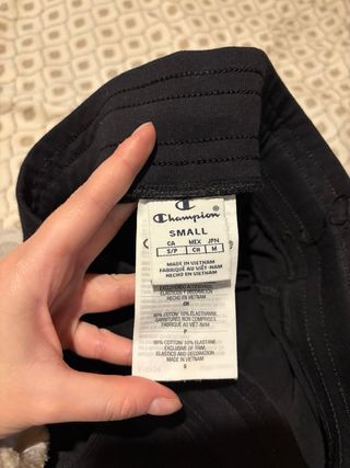 Pantalón chándal Champion mujer negro