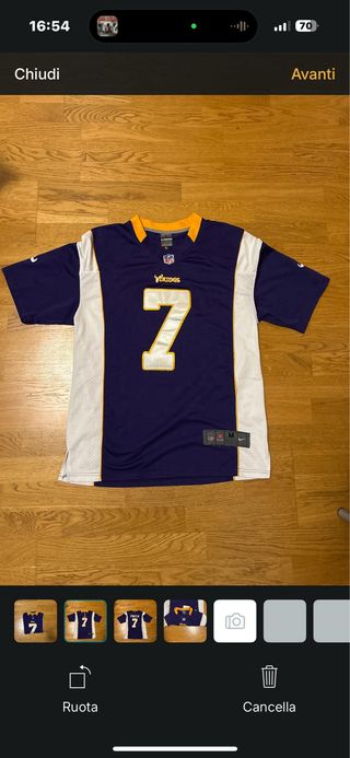 Maglia NFL Minnesota Vikings Ponder 7