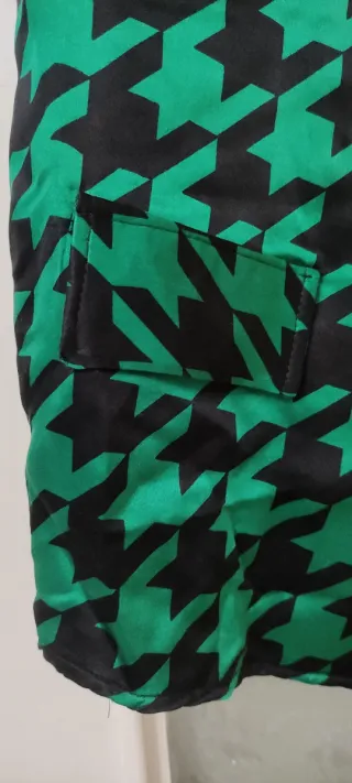 Pantalones de vestir con estampado pata de gallo