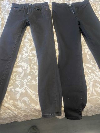 Pantalones negros con rotos