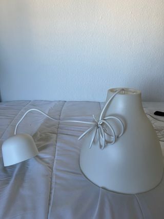 Lámpara de techo colgante blanca