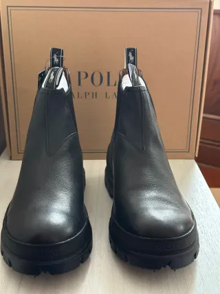 Stivaletti Chelsea Polo Ralph Lauren Neri