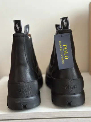 Stivaletti Chelsea Polo Ralph Lauren Neri