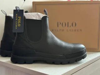 Stivaletti Chelsea Polo Ralph Lauren Neri