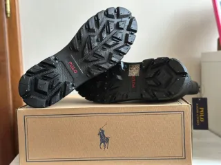 Stivaletti Chelsea Polo Ralph Lauren Neri