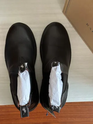 Stivaletti Chelsea Polo Ralph Lauren Neri