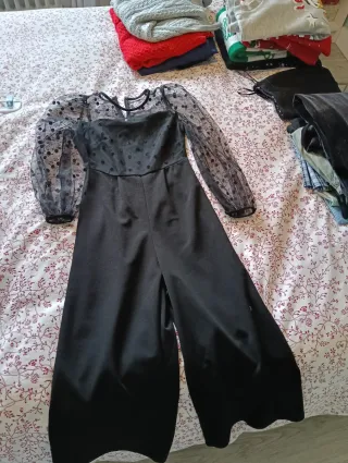 Mono negro fiesta Niña. Shein