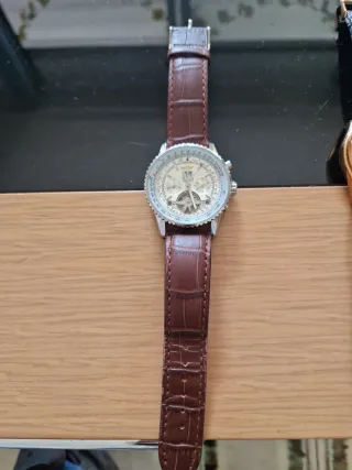 Reloj Breitling Marrón y Plateado