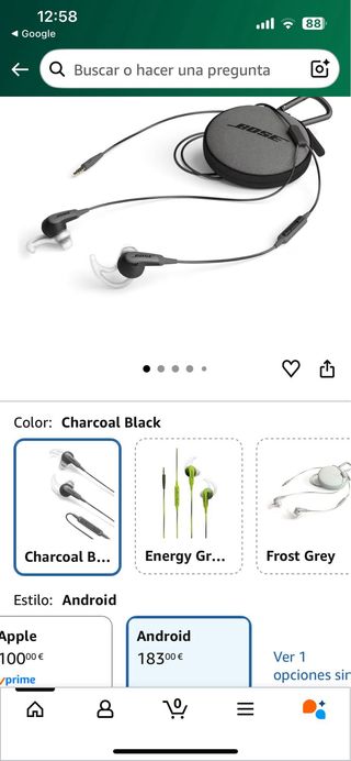 Auriculares Bose SoundSport In-Ear