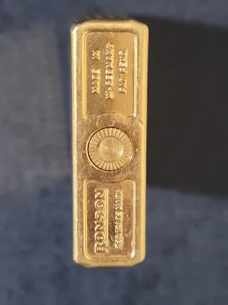Mechero Ronson Baño Oro