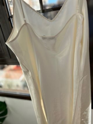Camisón lencero blanco talla 50