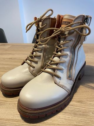 Botines Pikolinos Mujer Beige/Marrón