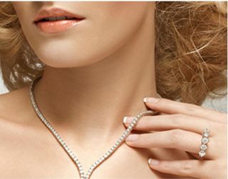 Conjunto Collar y Pulsera Plateados