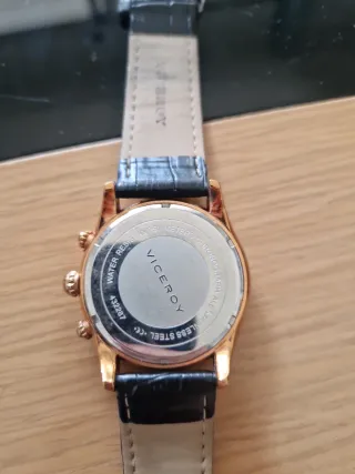 Reloj Viceroy Cronógrafo Negro y Dorado