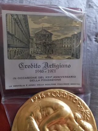 Medaglia Credito Artigiano 1946-1971