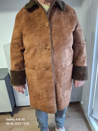 Abrigo señora marrón