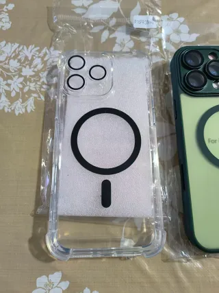 3 Fundas iPhone 16 Pro Imán Carga