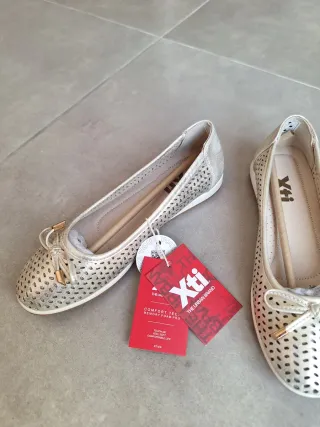 Bailarinas XTI doradas