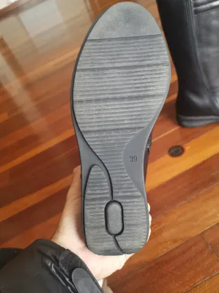 Botas KANGAROOS Arrugada Caña Negro T.39