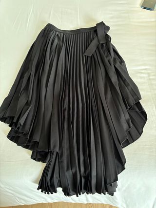 Falda asimétrica Maje negra T.38