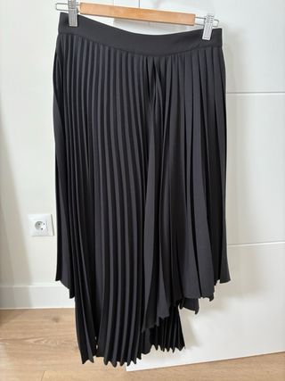 Falda asimétrica Maje negra T.38