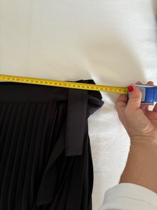 Falda asimétrica Maje negra T.38