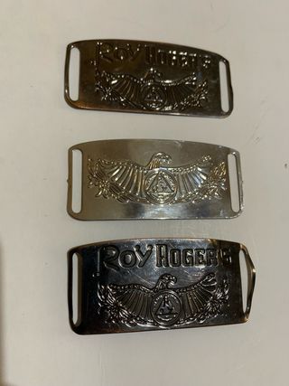 Roy Roger's Fibbia Argento Aquila Triangolo