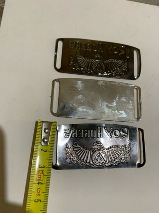 Roy Roger's Fibbia Argento Aquila Triangolo