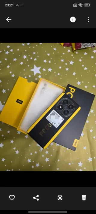 Poco X7 5G Negro y Amarillo