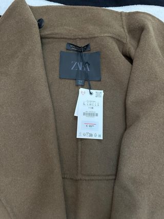 Chaqueta Zara Mujer Talla M Marrón