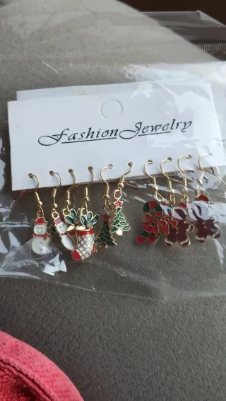 Pendientes Navidad 5 pares perfectos para regalo