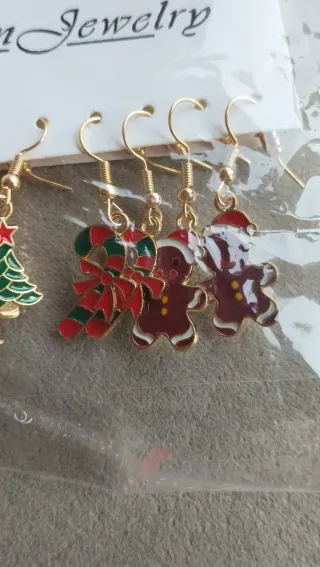 Pendientes Navidad 5 pares perfectos para regalo