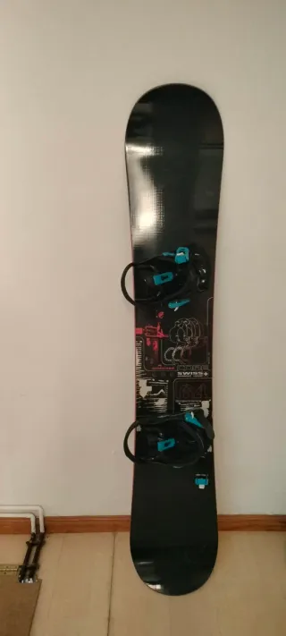 Tabla Snowboard y Fijaciones