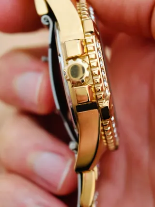 Orologio Guess Uomo Oro Cristalli