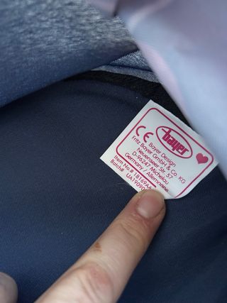 Carro de muñecas estrellas rosa y azul