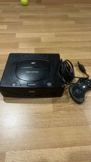 Consola Sega Saturn Negra