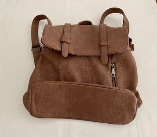 Mochila polipiel marrón