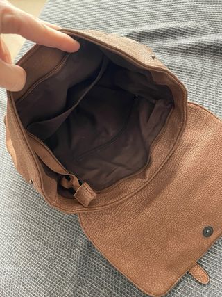 Mochila polipiel marrón