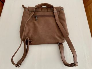 Mochila polipiel marrón