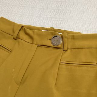 Pantalón ancho mujer Pedro del Hierro mostaza T.S