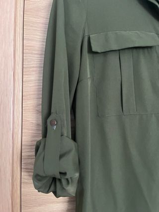Vestido militar verde