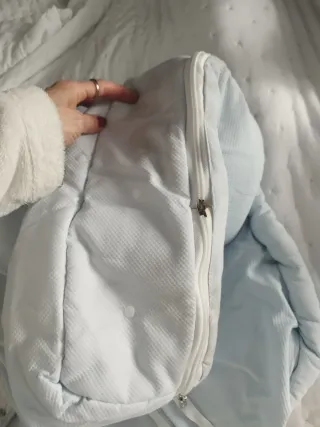 Saco invierno silla carro bebé de piqué bordado Uz