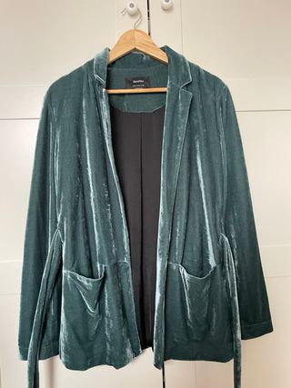Blazer Bershka verde