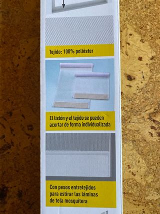 Cortina Mosquitera Livarno Blanca 100x220cm